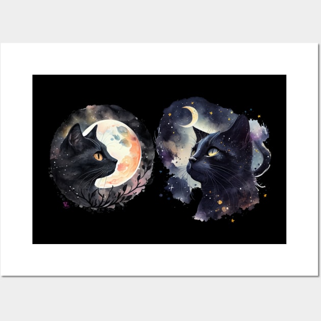 Nocturnal Cats Wall Art by Viper Unconvetional Concept